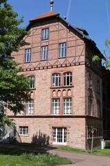 Historisches Gebäude in der Altstadt von Bad Orb in Hessen