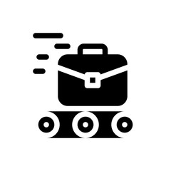 conveyor glyph icon