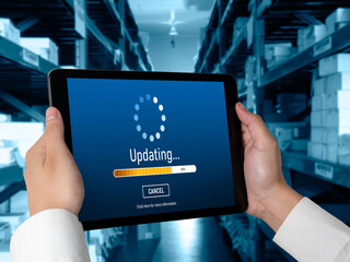 Software update on computer for modish version of device software upgrade