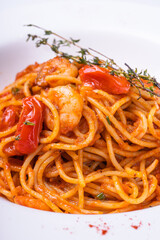 Spaghetti with Prawn