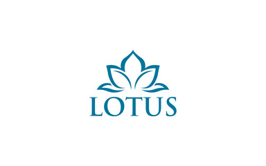 vector spa business logo lotus icon design