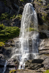 Steinsdalsfossen is a waterfall in Norway.