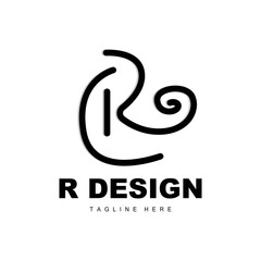 Fototapeta premium R Letter Logo, Alphabet Vector, Initial R Product Brand Logotype Design