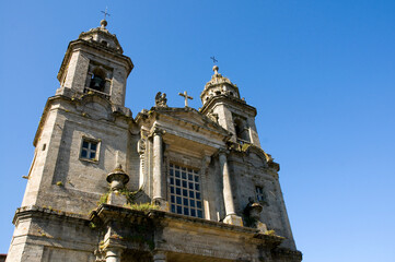 Fototapeta na wymiar The Church of St Anthony in Santiago de Compostela Spain