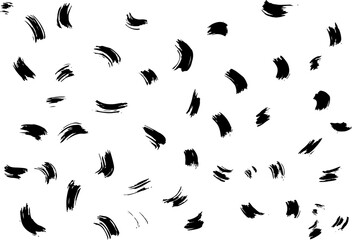 Grunge Ink Dry Brush Abstract Background