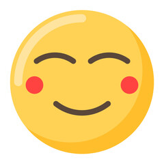 Circle Cute Emoticon