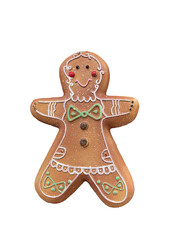 christmas gingerbread person