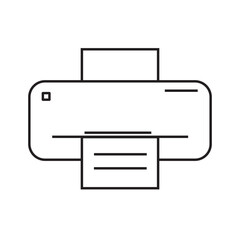 Print icon, print vector element