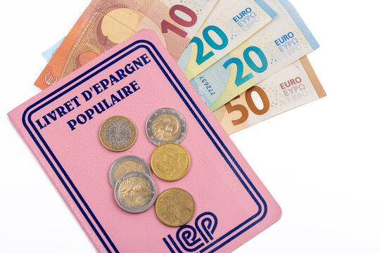 Paris, France - January 16, 2023 : Livret d'Epargne Populaire  savings book.