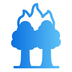 fire gradient icon