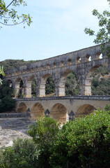 Fototapeta premium Pont du Gard, Provence, Frankreich