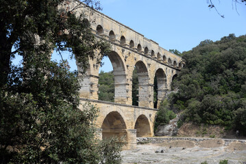 Obraz premium Pont du Gard, Provence, Frankreich