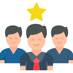 Fototapeta premium Leadership Icon