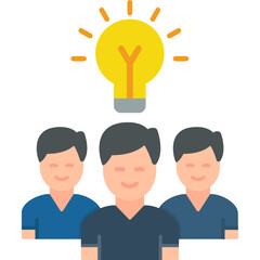 Fototapeta premium Brainstorming Icon