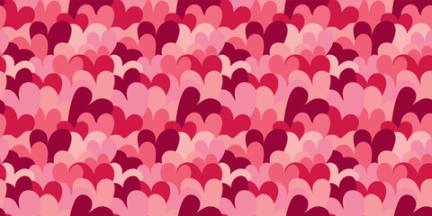 Seamless pattern of simple hearts.Great for Valentine's Day, Weddings, Mother's Day