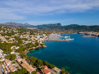 Fototapeta na wymiar Port Andratx, Mallorca from Drone, Aerial Photography