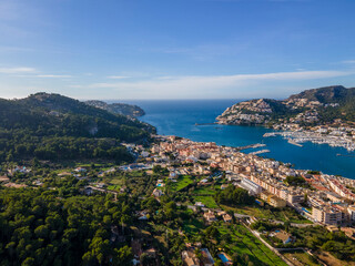 Fototapeta na wymiar Port Andratx, Mallorca from Drone, Aerial Photography