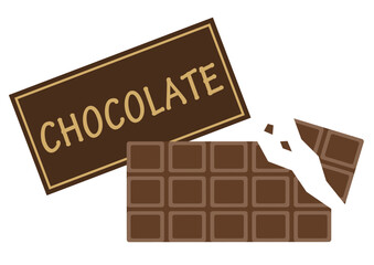 板チョコのイラスト_3
