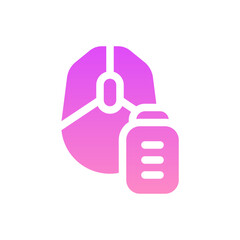 mouse flat gradient icon