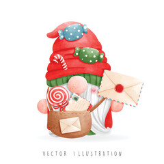 Obraz na płótnie Canvas Christmas gnome 