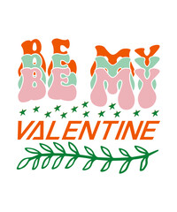 Retro Valentine Design,Valentine's Day SVG Bundle,Love Svg Bundle, Cricut Cutting File, love svg, Heart ClipArt, Layered Digital Vector File, SVG shirts, Stick Figure Clipart, Valentine svg,Valentines