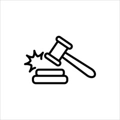 security, auction icon for mobile concept and web apps.Detailed security, auction icon can be used for web and mobile