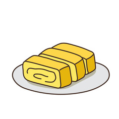 食べ物　朝食　ごはん　腸活　卵焼き