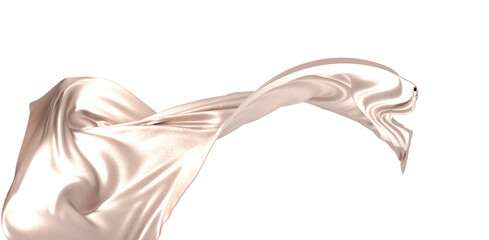 3d render of dark and gold cloth. iridescent holographic foil. abstract art fashion background.