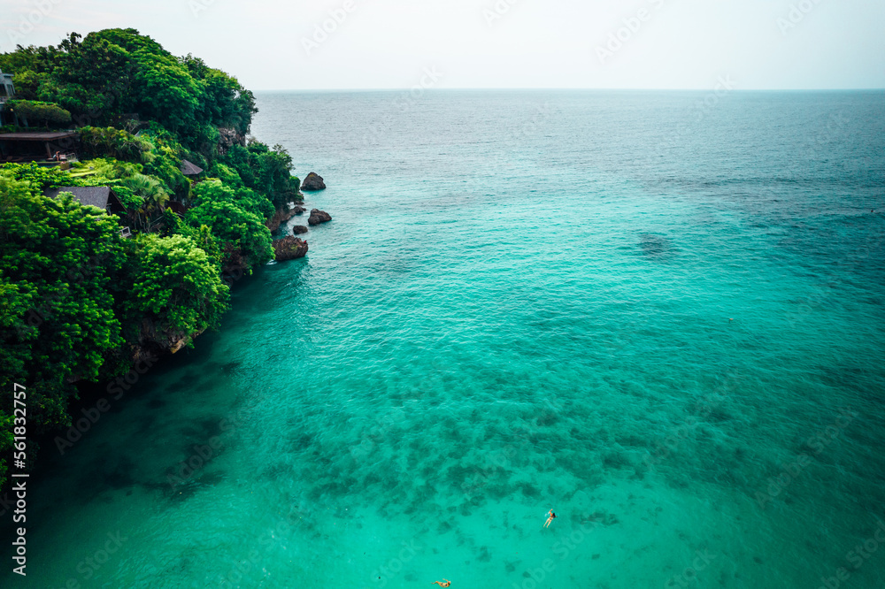 Wall mural bali indonesia ubud nusa dua hotel beach crystal clear blue water sea ocean nature architecture trav