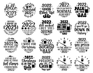 Christmas Ornaments Bundle for Print and Cut.