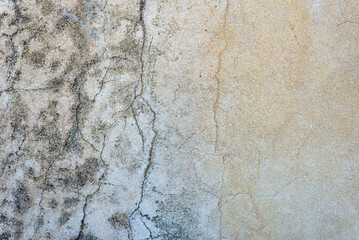 Old grey cracked and peeled concrete wall abstract grunge background