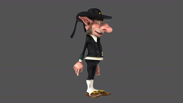 Fun 3D cartoon goblin (with alpha channel included)