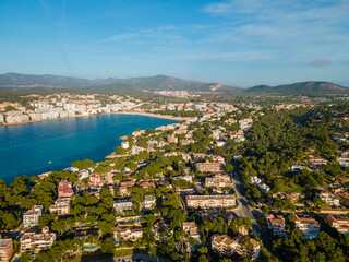 Santa Ponsa, Mallorca from Drone, Aerial Photography, Beach