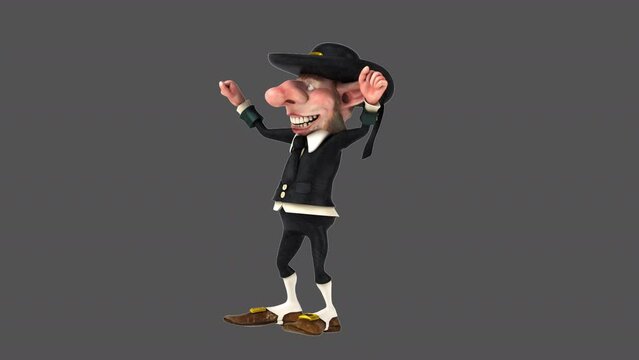 Fun 3D cartoon goblin (with alpha channel included)