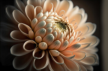 Beautiful flower, macro nature artsy concept