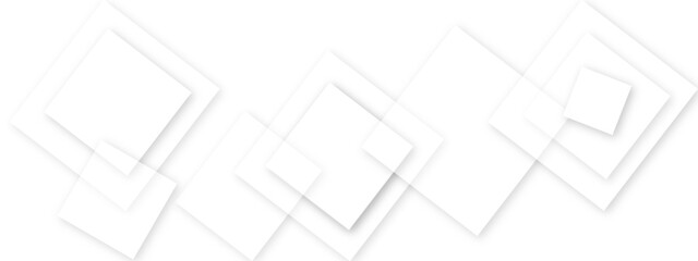 Abstract white and gray background with lines white background for your design. Abstract white square shape with futuristic background. White square vector background for cards, flyer, poster, banner,