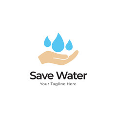 Fototapeta premium Care, ecology, environment, hand, reuse, save icon