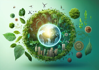 Circular economy green planet