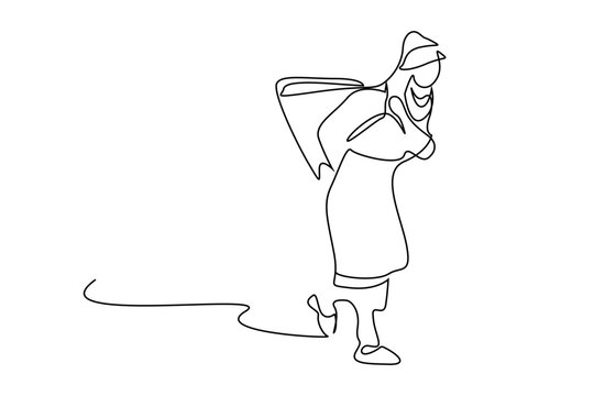 recommend clip art: person human villager work field agriculture walking carrying