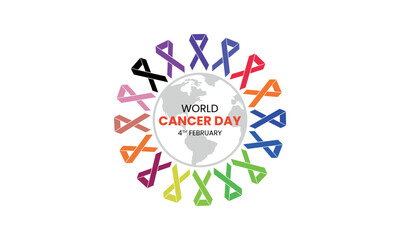 Fototapeta na wymiar World Cancer Day, 4th February