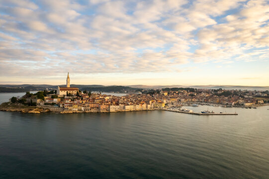 Rovinj, Croatia in Europe - view from above