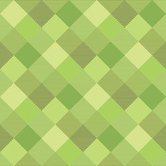 Tartan pattern,Scottish traditional fabric seamless, Green tone