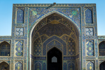 Iwan of Shah Mosque - Imam Mosque in Isfahan city, Iran