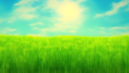 Obraz na płótnie Canvas Green natural organic grass background and texture.