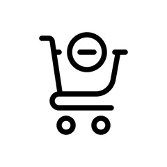 delete cart line icon