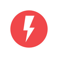 Lightning Icon, Thunder vector illustration
