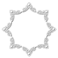 frames in vintage style with elements of ornament, art, pattern, background, texture