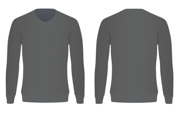 Grey top blazer. vector illustration 