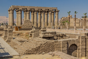 Obraz premium Colonnade of the Luxor temple, Egypt