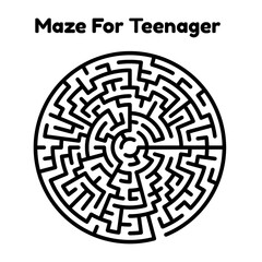 Maze For Teenager